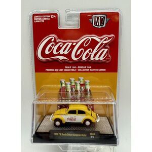 M2 Machines Coca-Cola 1953 VW Beetle Deluxe European Model YR02‎